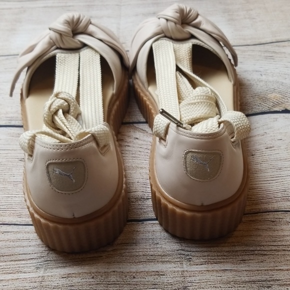 Puma Fenty Bow Lace Up Platform Creepers - Picture 3 of 6